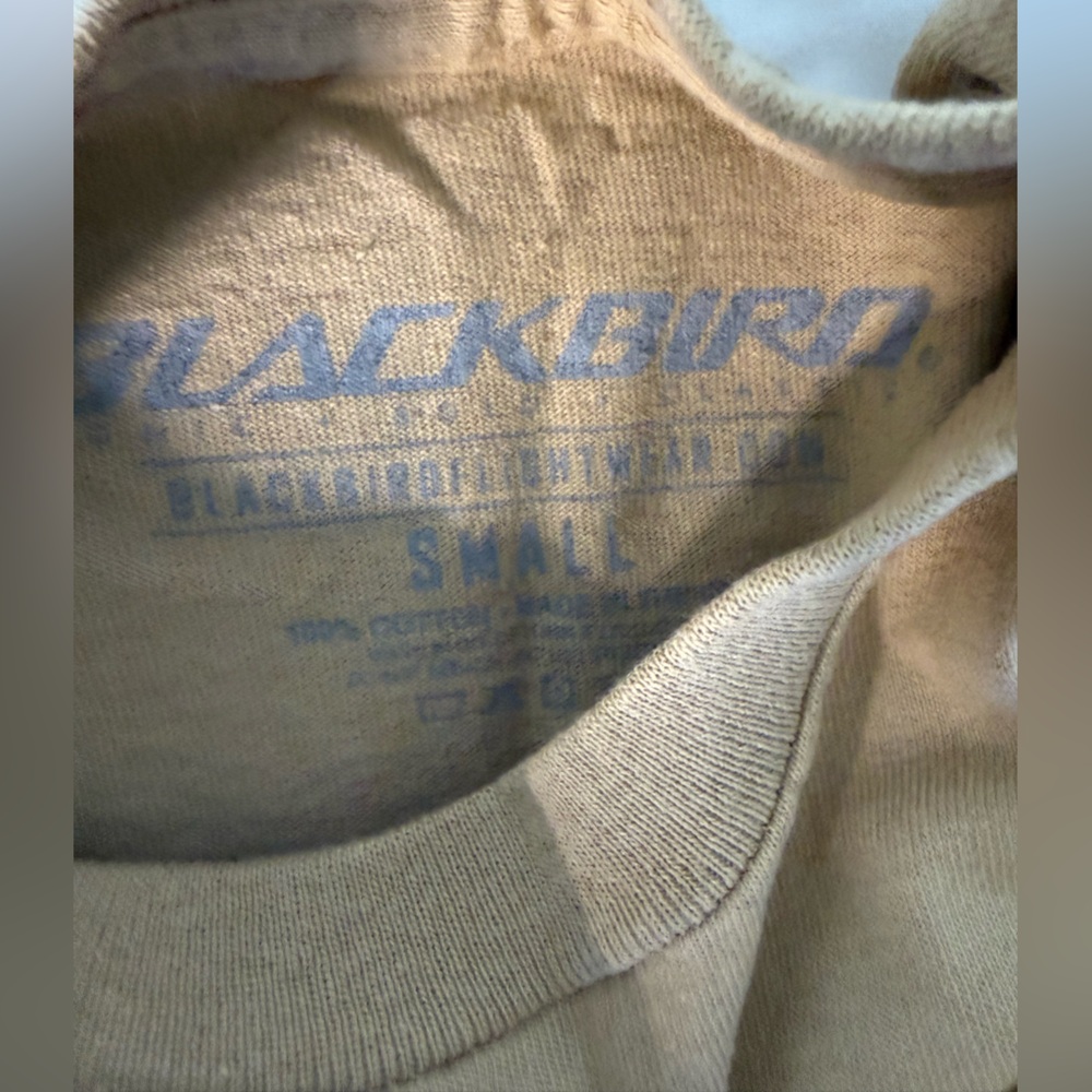 Blackbird War Airplane Mens Cotton Short Sleeve Tee - Picture 3 of 3